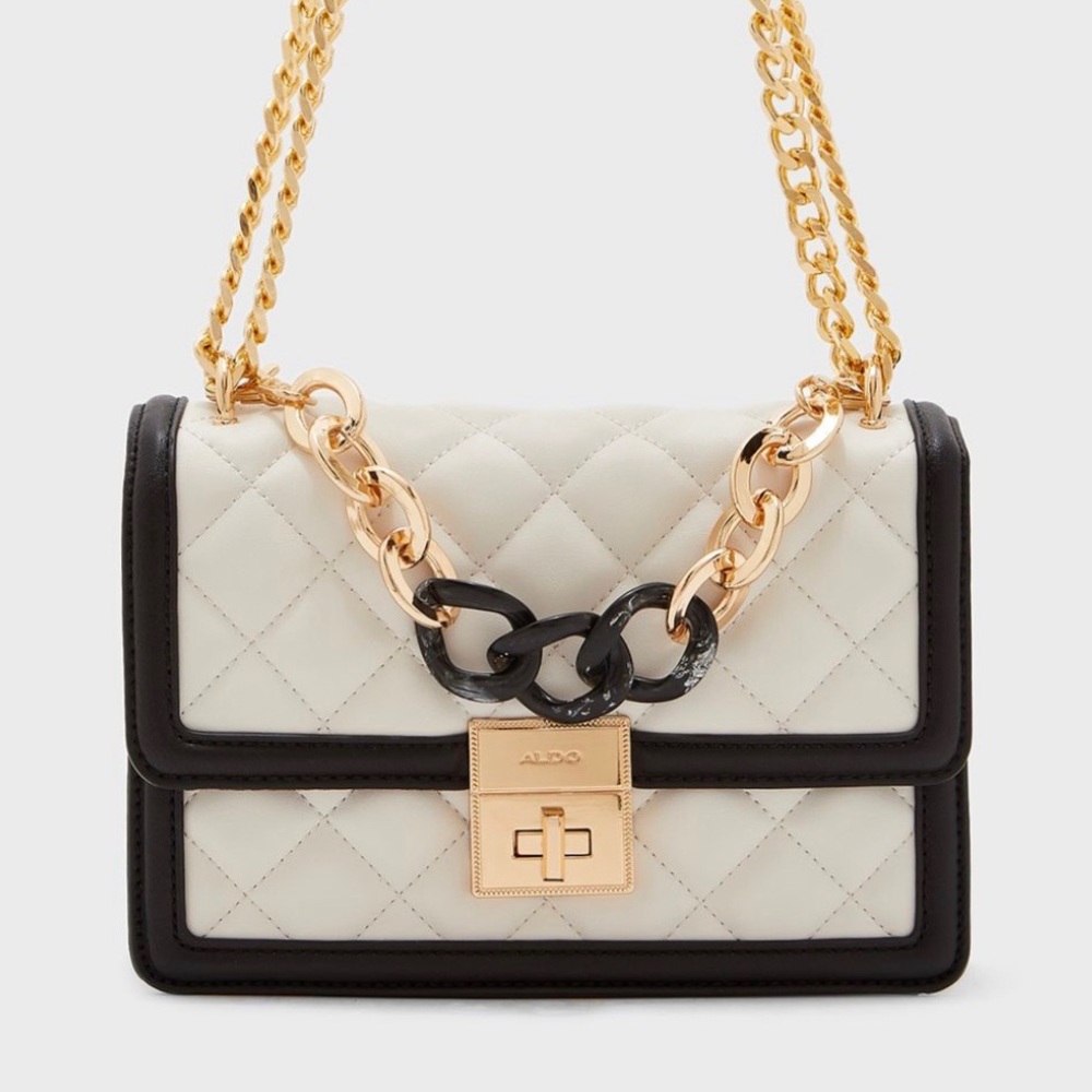 Black/White Halide Aldo Bag